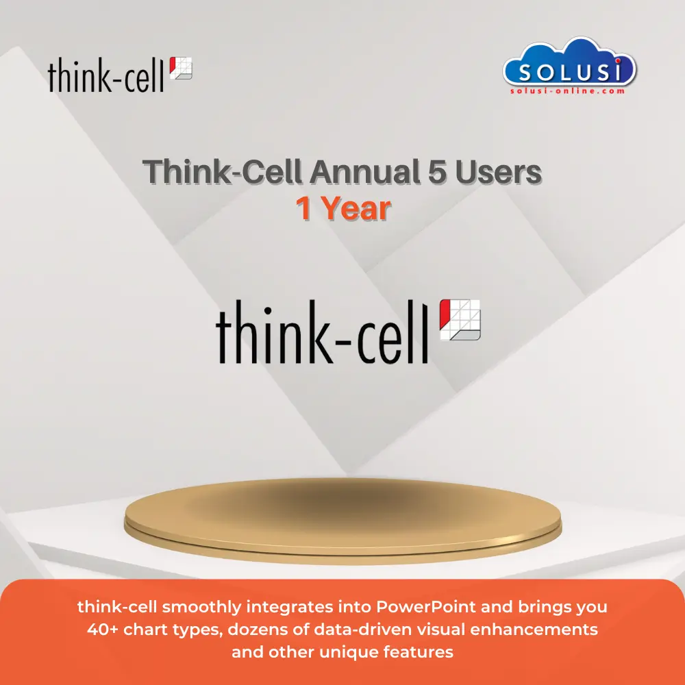 Solusi Online - Think-Cell Annual 5 Users 1 Year