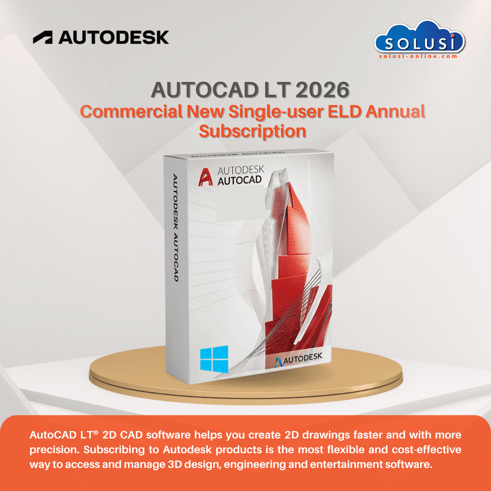Solusi Online - AutoCAD LT 2026 1 Year