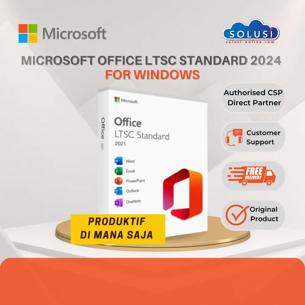 Solusi Online Microsoft Office LTSC Standard 2024 for Windows