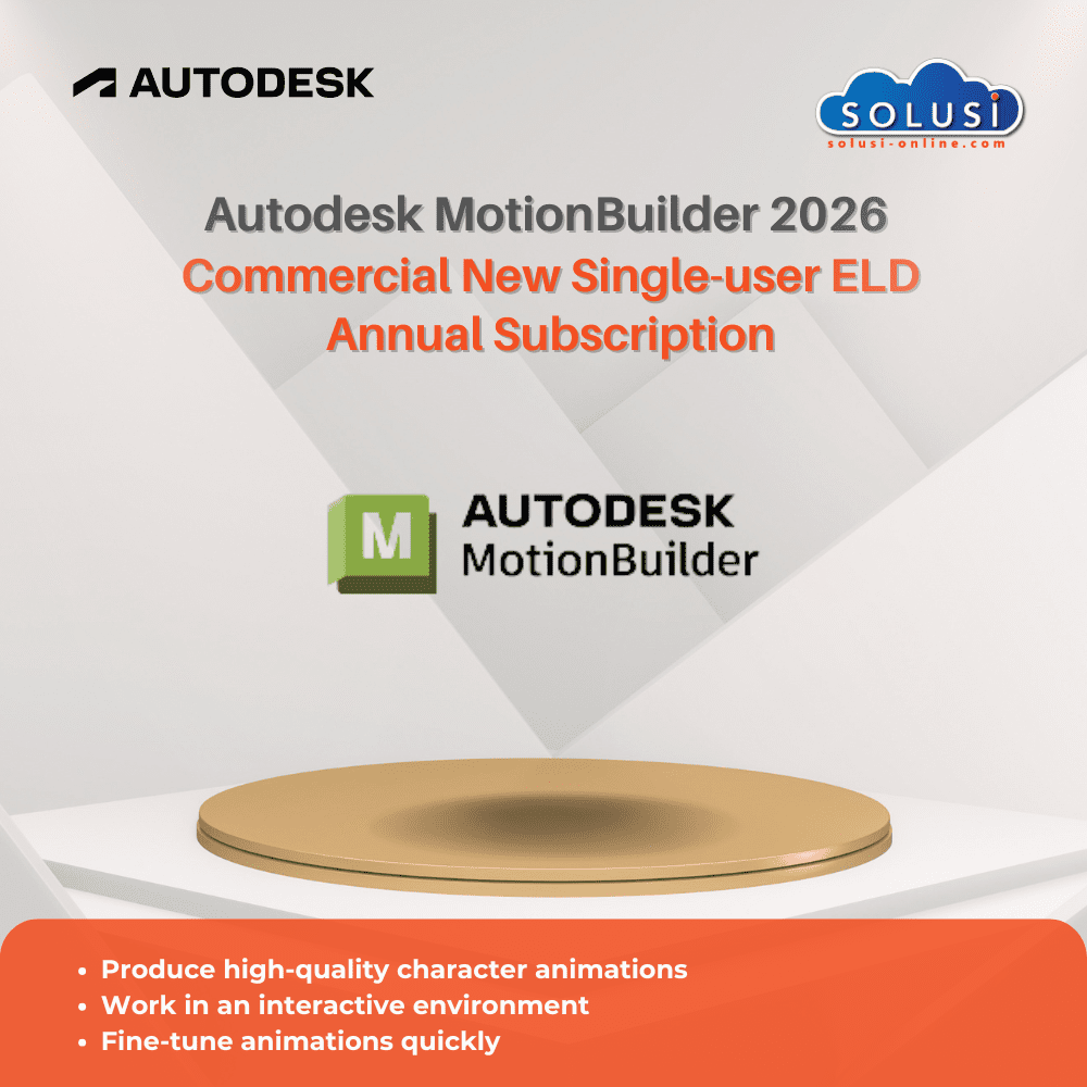 Solusi Online Autodesk MotionBuilder 2026 1 Year