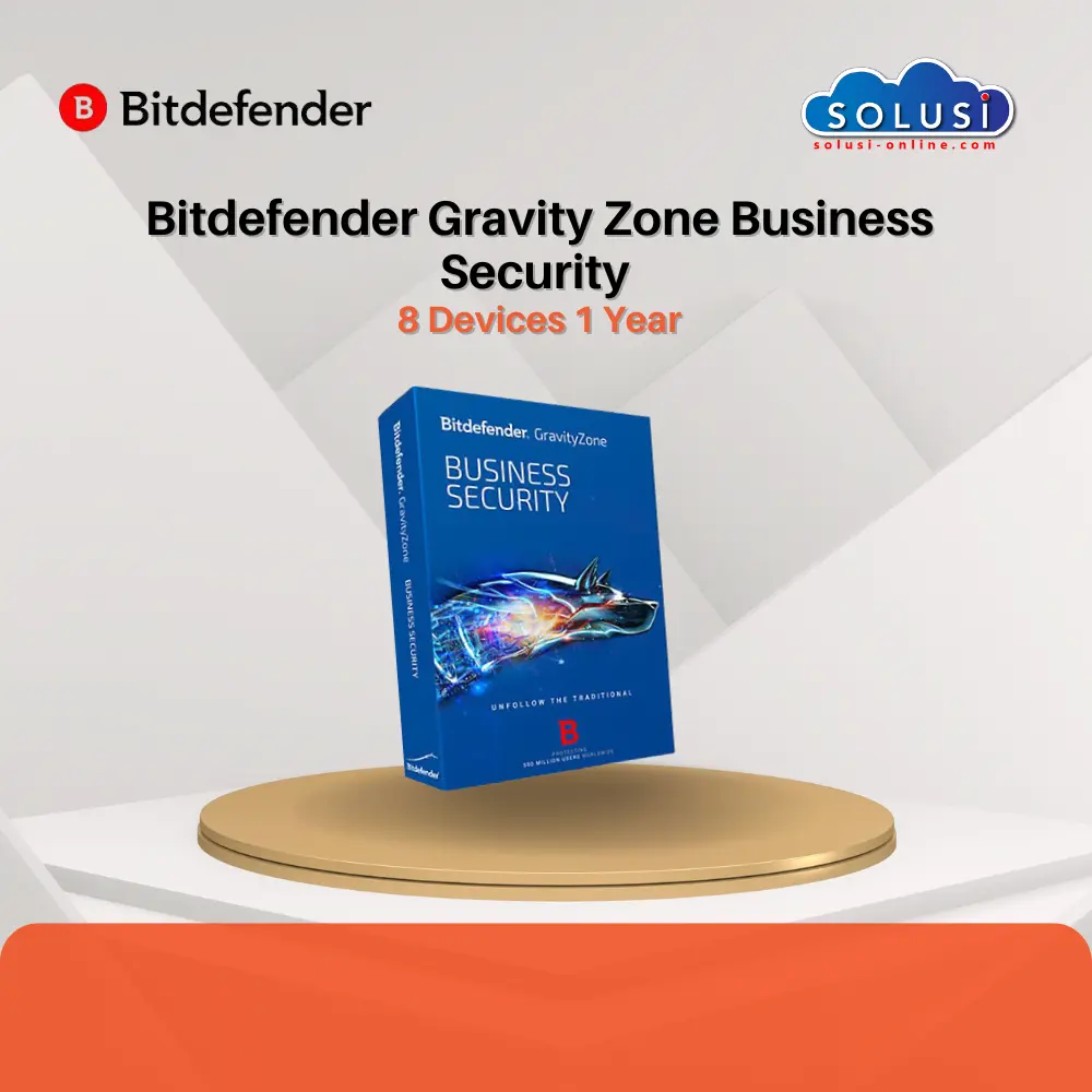 Solusi Online - Bitdefender Gravity Zone Business Security 8 Devices 1 Year